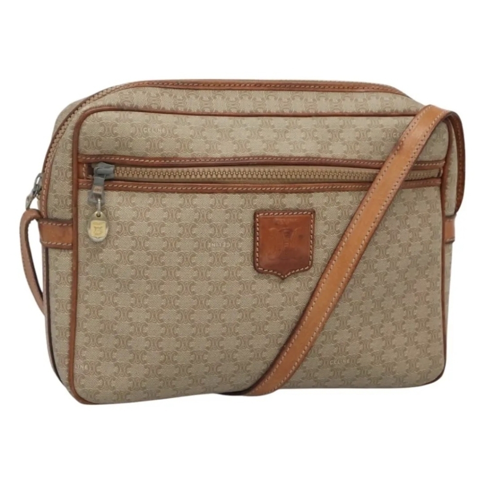 Celine Tan and Brown Women's Crossbody Bag